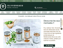 Tablet Screenshot of oliviers-co.com